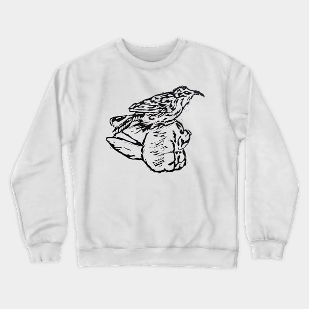 Tweet Tooth Crewneck Sweatshirt by Animal Surrealism